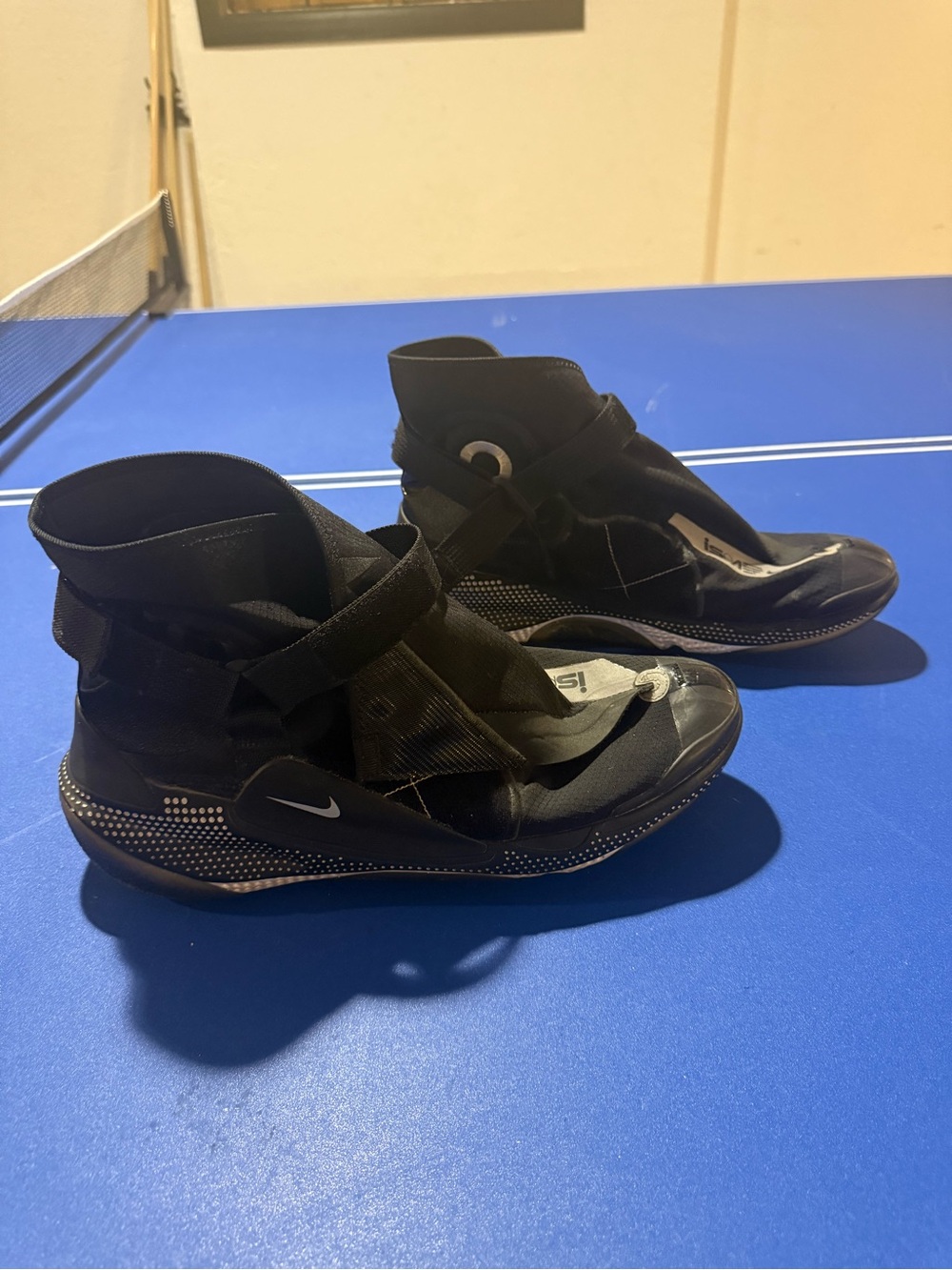 Nike Black High-Top Sport Sandal with Wrap Straps